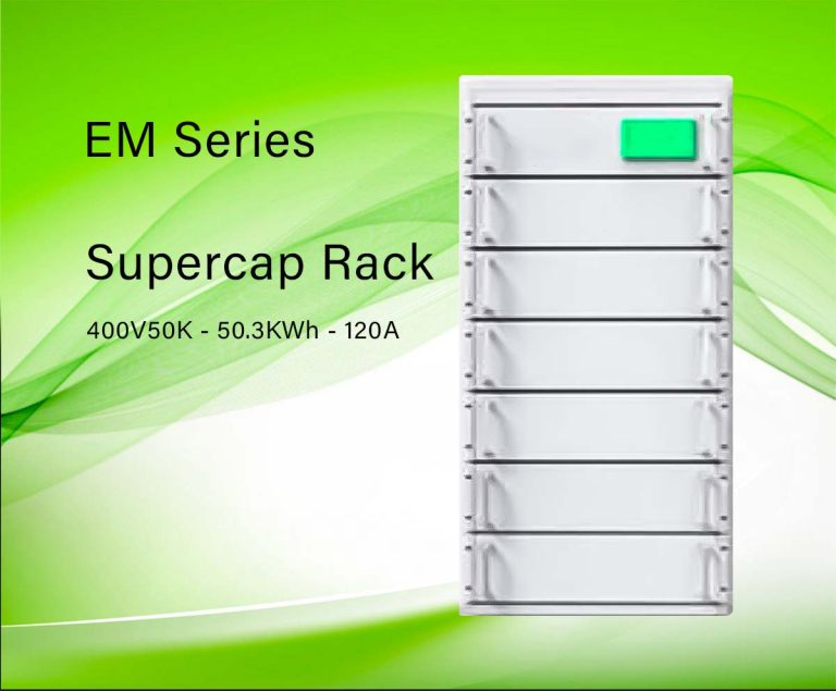 Supercapacitor Energy Storage Racks are scalable, safe, efficient, environmentally friendly, cost-effective, fast charging/discharging with long cycle life.